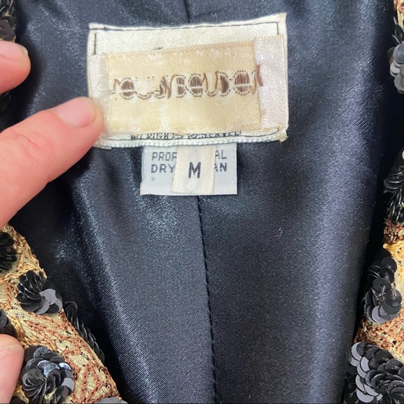 Jeanette Kastenberg Sequin Leopard Biker Jacket - Picture 8 of 16